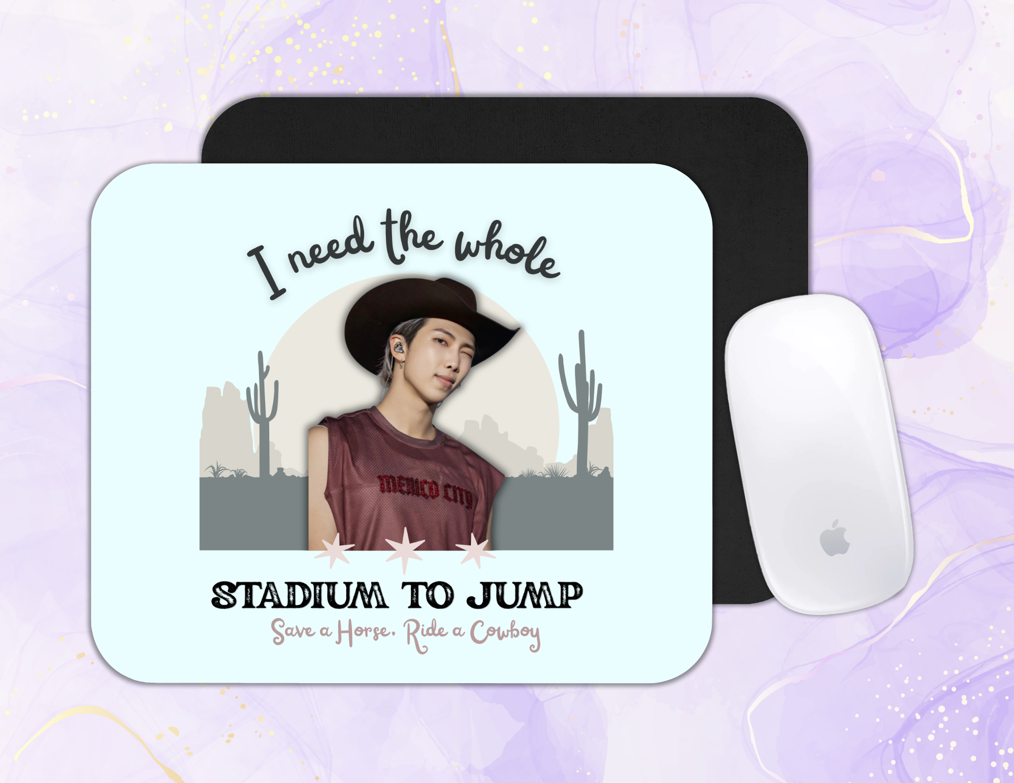 🤠 Cowboy Bangtan Mouse Pad | Mucho Pican-Tae Rodeo Collection