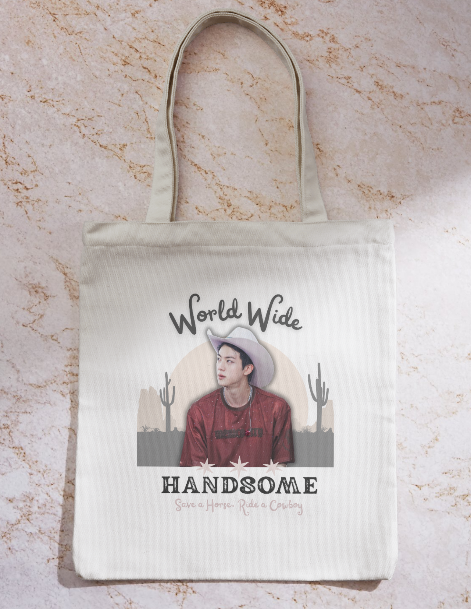 🤠 Cowboy Bangtan Canvas Tote Bag
