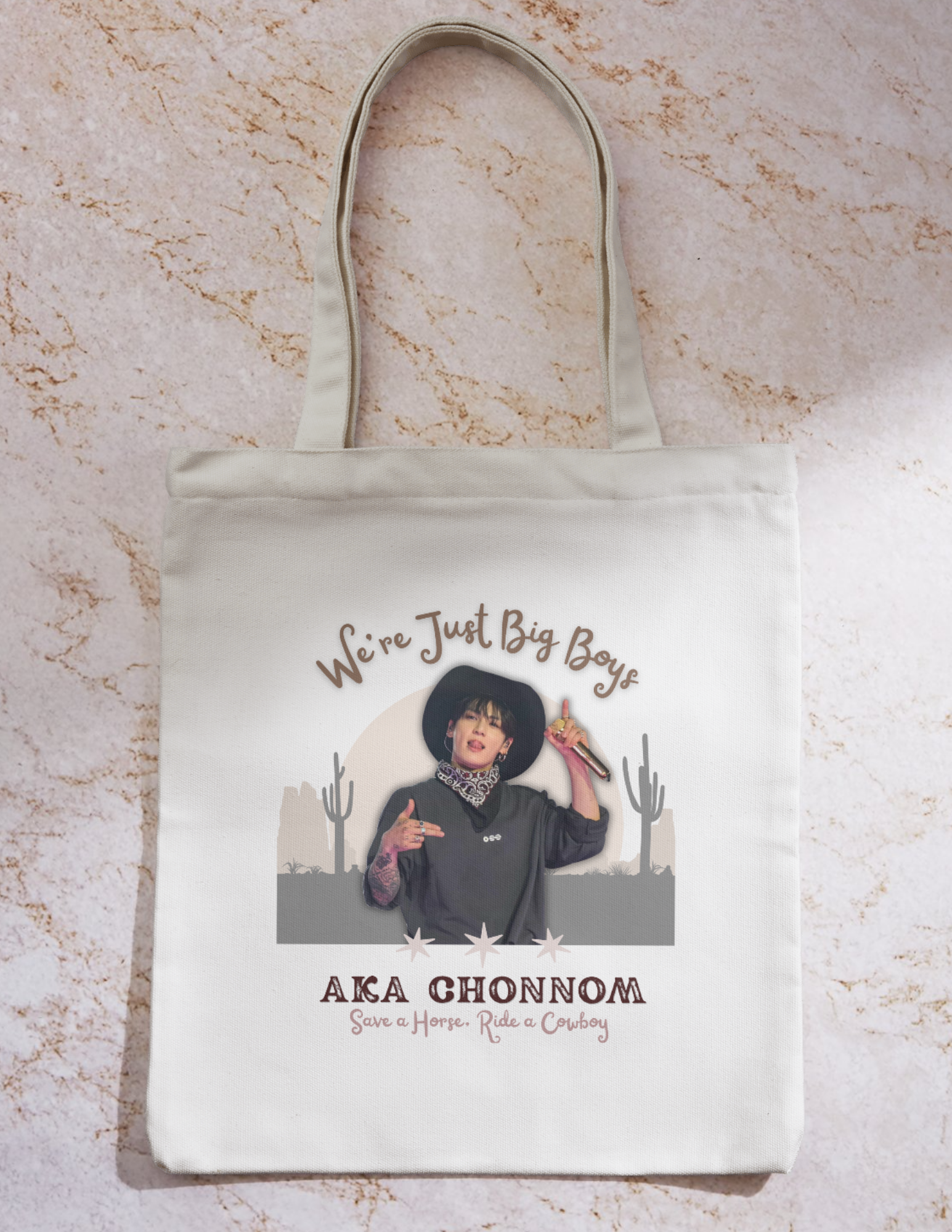 🤠 Cowboy Bangtan Canvas Tote Bag