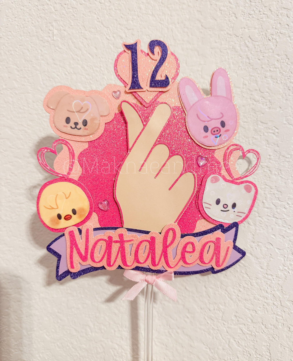 SKZOO Birthday Cake Topper | Stray Kids Cake Topper | K-Pop Birthday Decor | Custom Name Age | STAY Party Decoration | SKZ Party Cake Topper