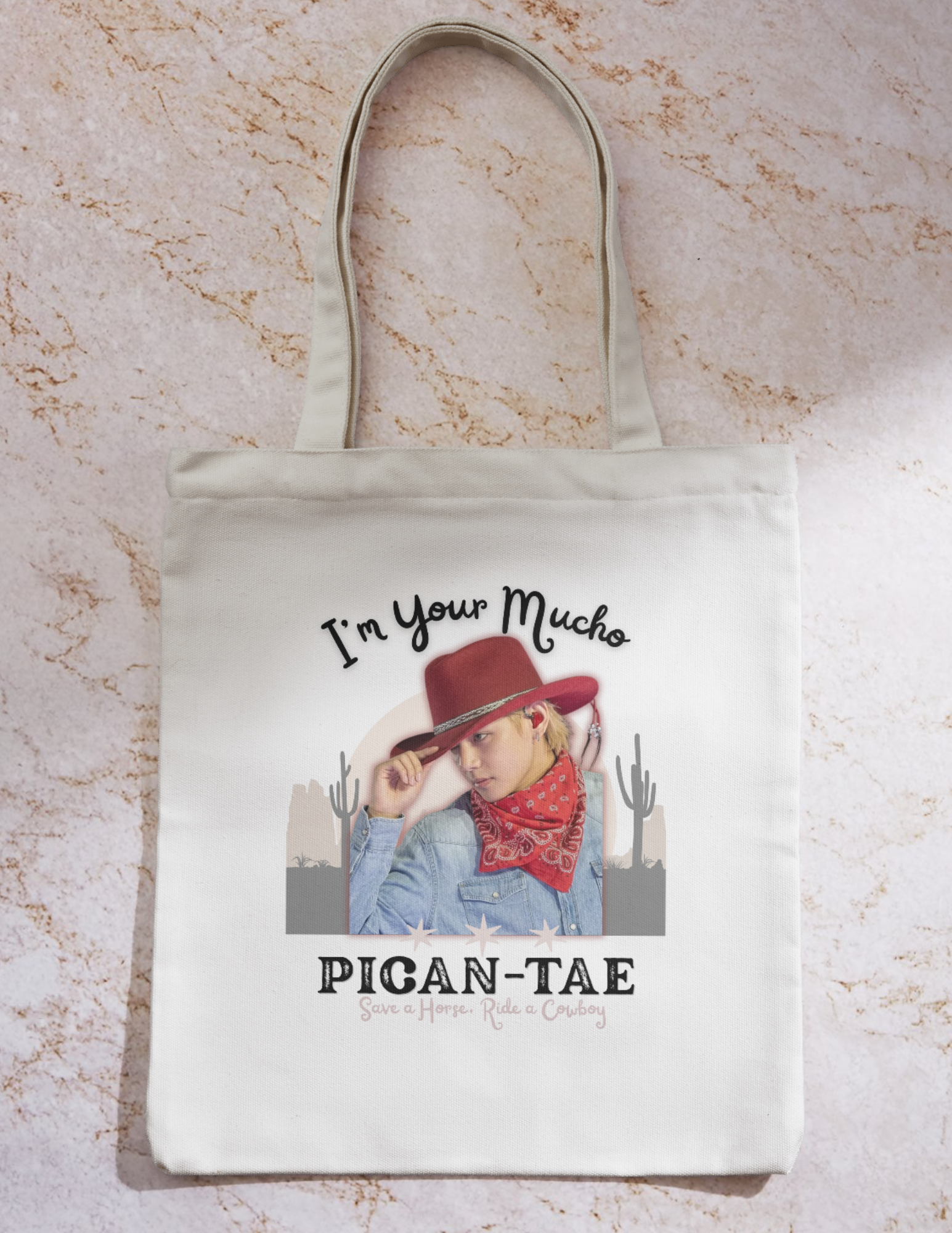 🤠 Cowboy Bangtan Canvas Tote Bag
