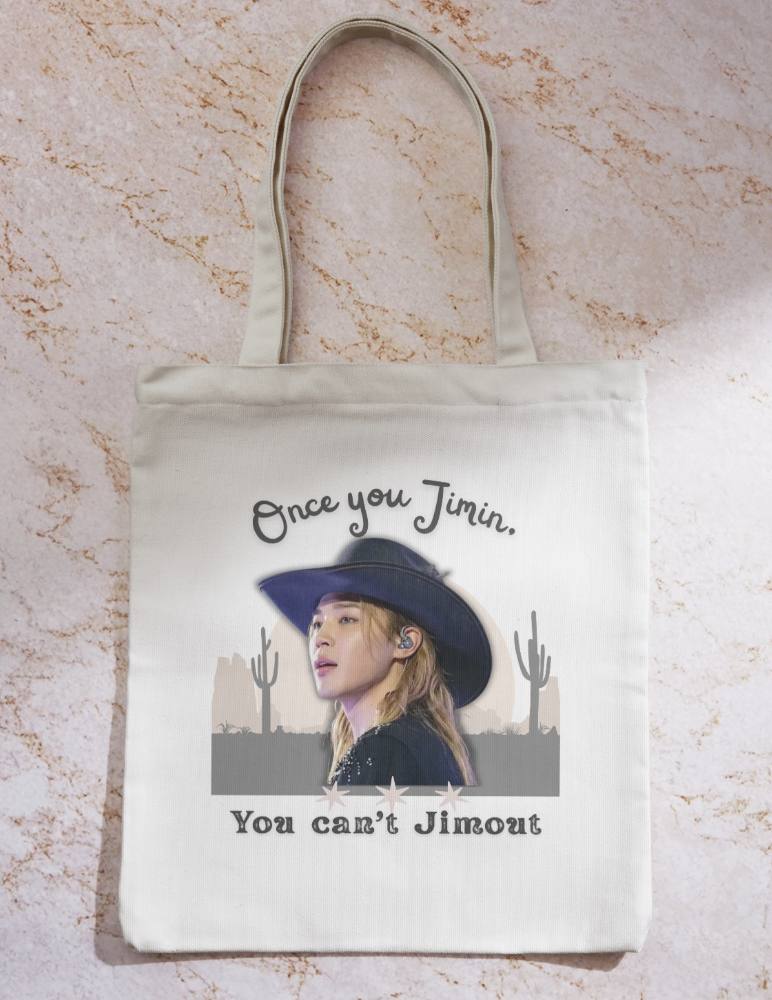 🤠 Cowboy Bangtan Canvas Tote Bag