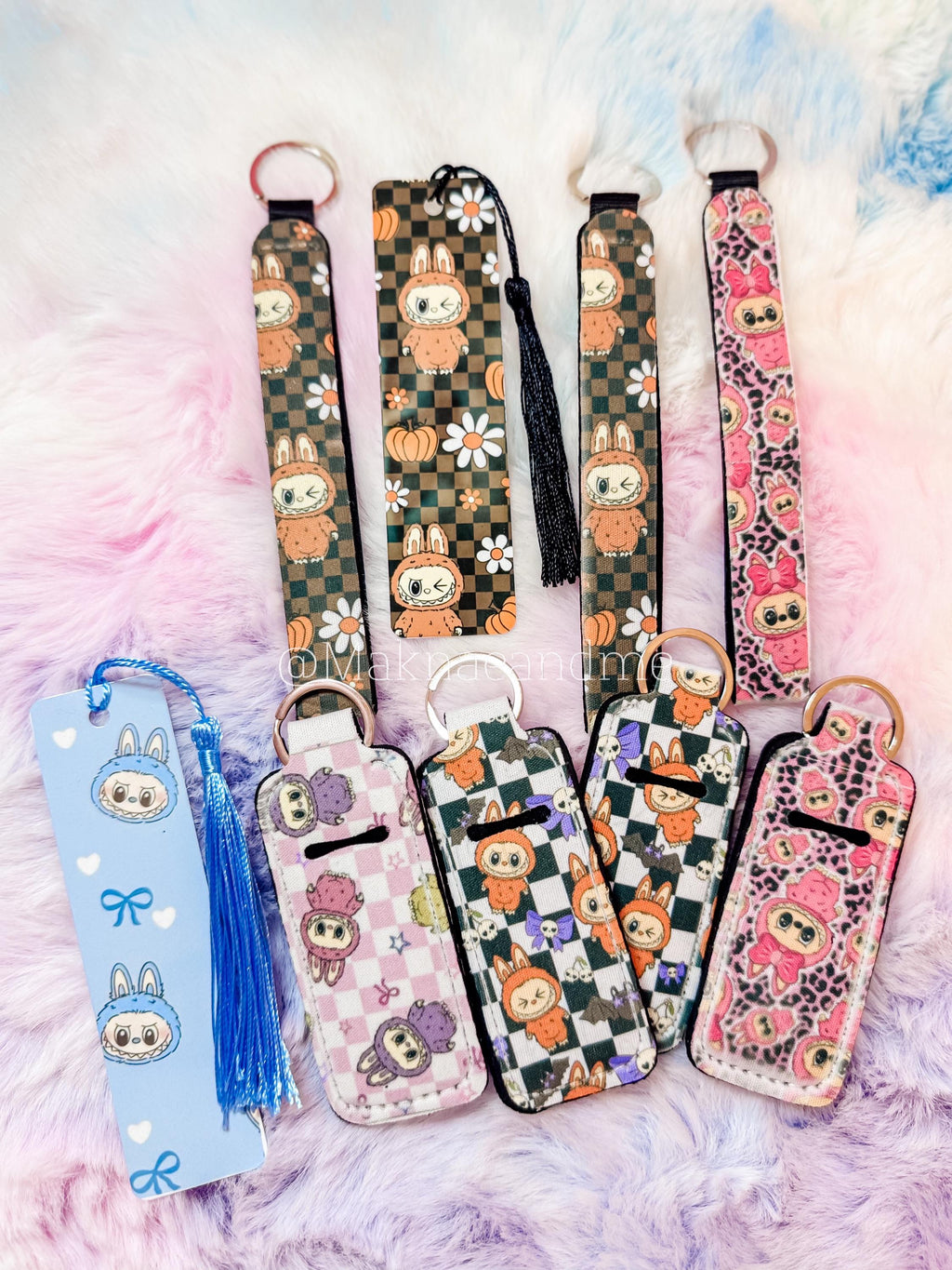 K-Pop Inspired Kawaii Keychains, bookmarks & Chapstick Holders – Handmade Cute Fandom Accessories