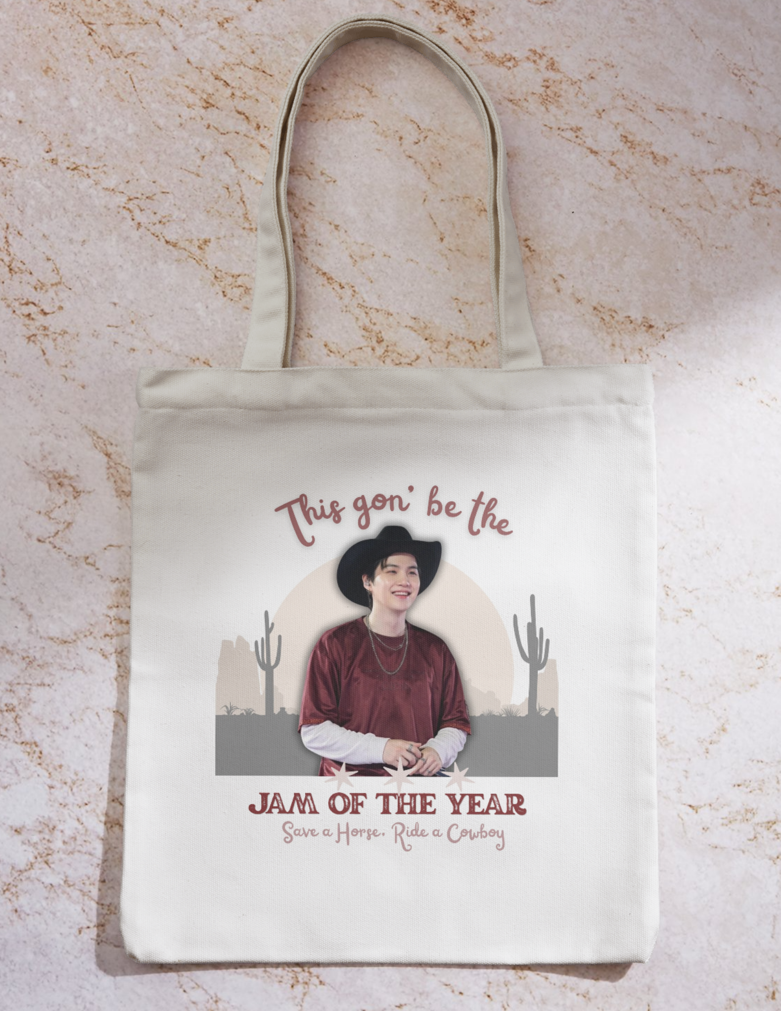🤠 Cowboy Bangtan Canvas Tote Bag