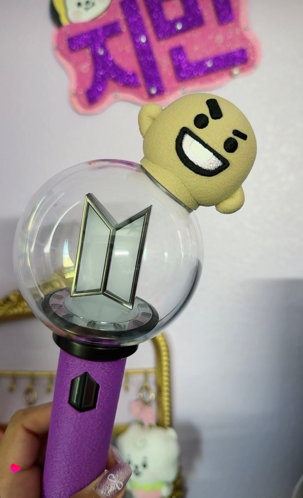 💜 Bangtan Bias Lightstick Topper | Version 4