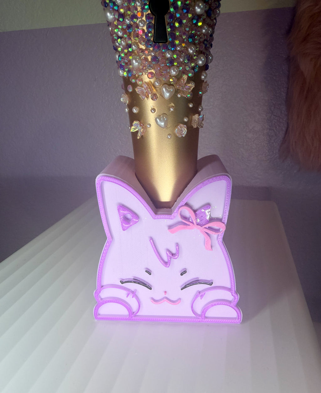 ANITEEZ Light Stick Stand | Fits Lightiny Version 2 & 3 | 3D Printed ATEEZ Display Holder
