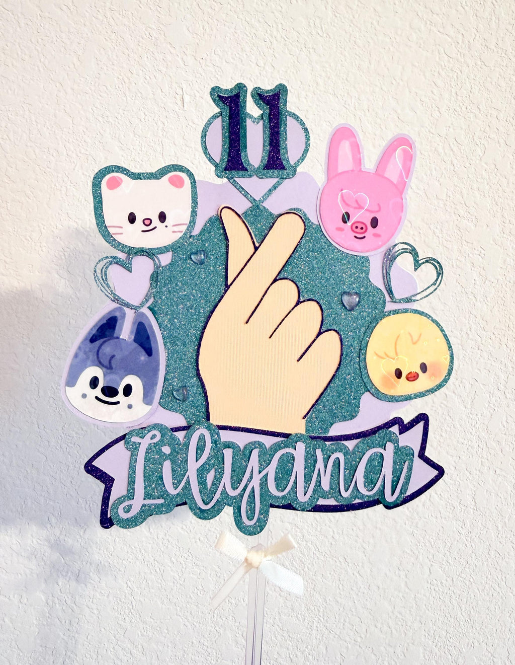 SKZOO Birthday Cake Topper | Stray Kids Cake Topper | K-Pop Birthday Decor | Custom Name Age | STAY Party Decoration | SKZ Party Cake Topper
