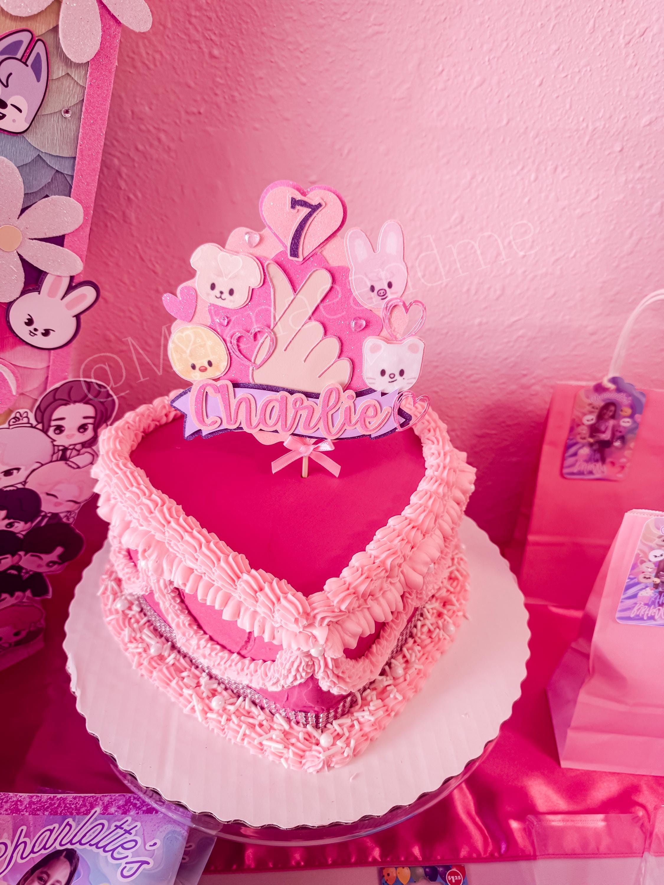 SKZOO Birthday Cake Topper | Stray Kids Cake Topper | K-Pop Birthday Decor | Custom Name Age | STAY Party Decoration | SKZ Party Cake Topper