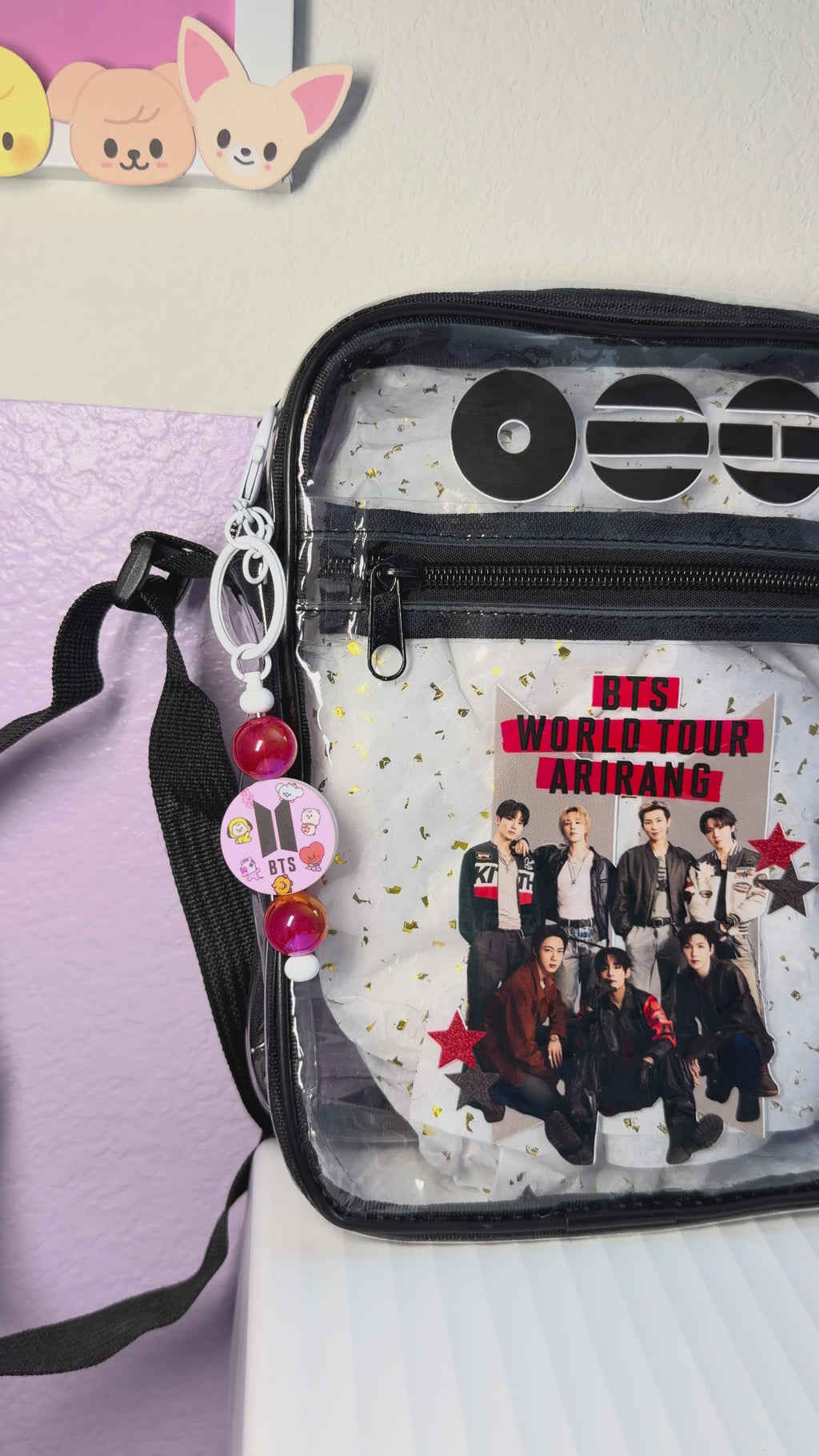 Maknae & Me Exclusive BTS Arirang Concert Bag | Crossbody or Fanny Pack | Bias or OT7