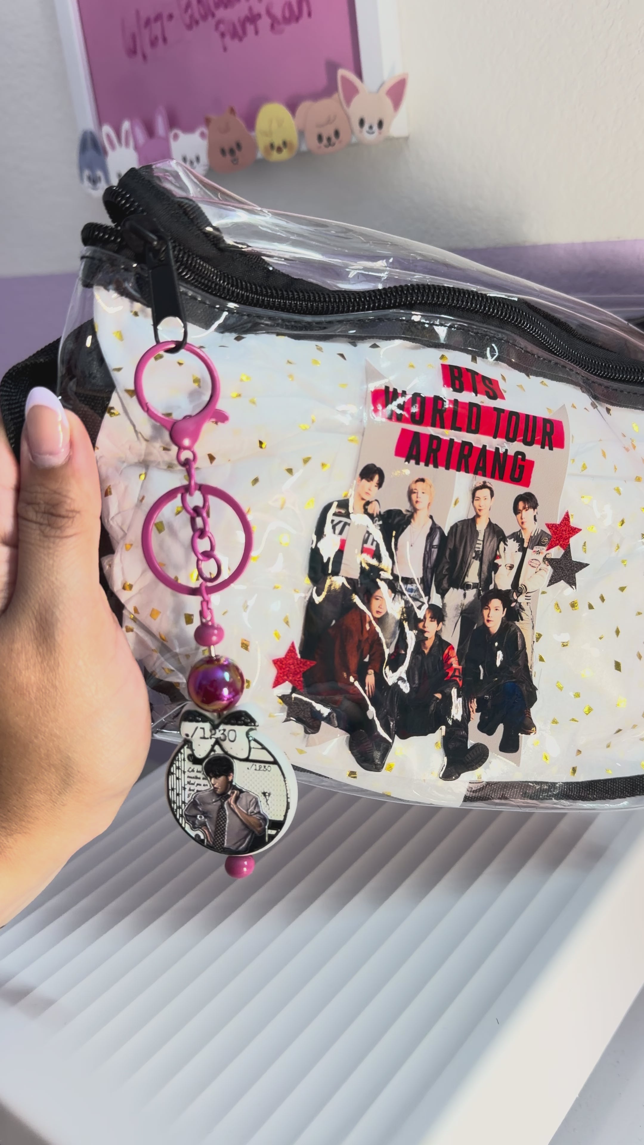 Maknae & Me Exclusive BTS Arirang Concert Bag | Crossbody or Fanny Pack | Bias or OT7